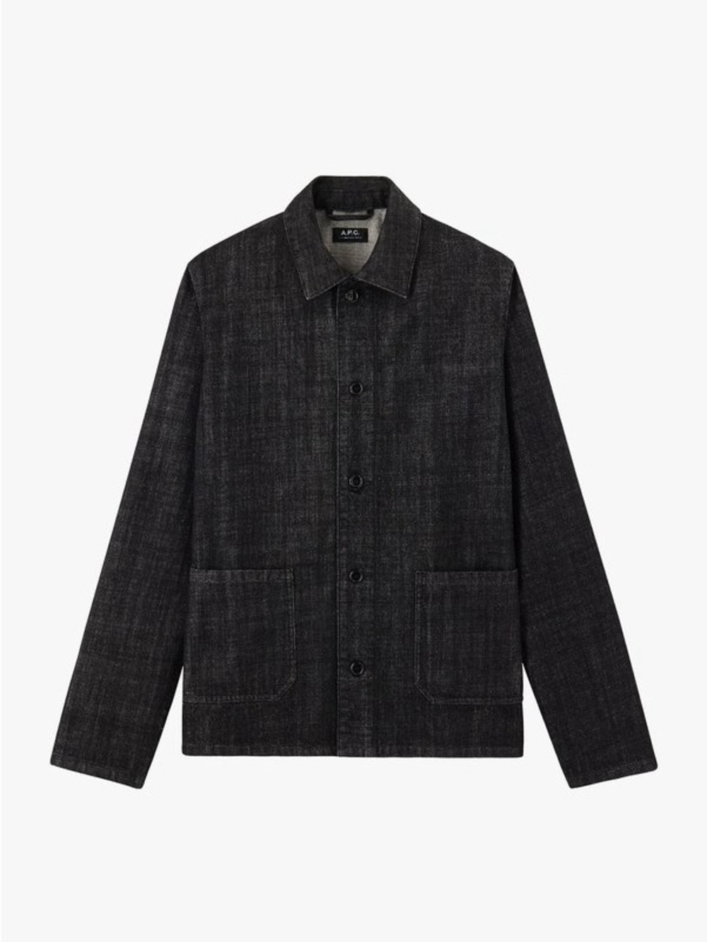 NWT A.P.C. Men’ Black Chore Jacket